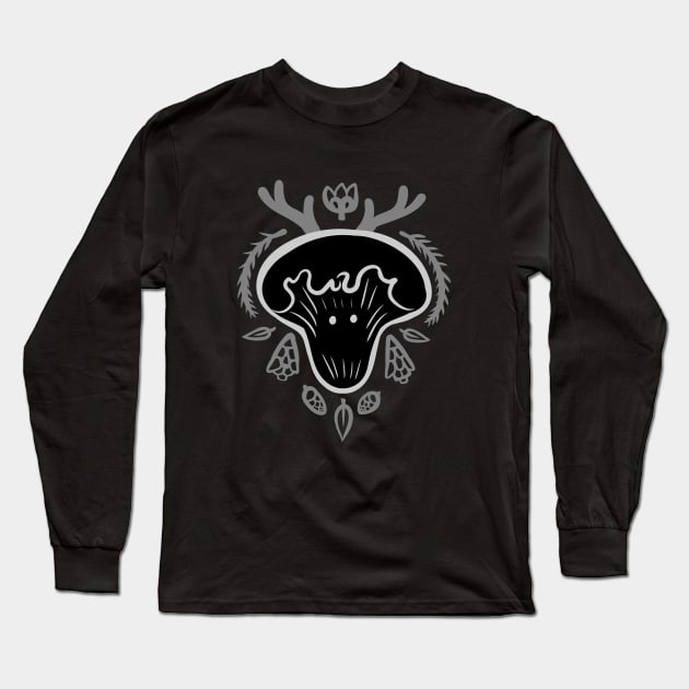 Chanterelle Guardian Long Sleeve T-Shirt by Boreal-Witch